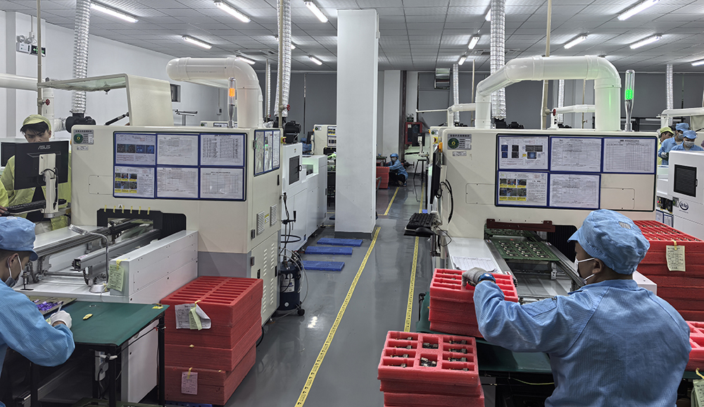 smt貼片加工廠生產(chǎn)圖